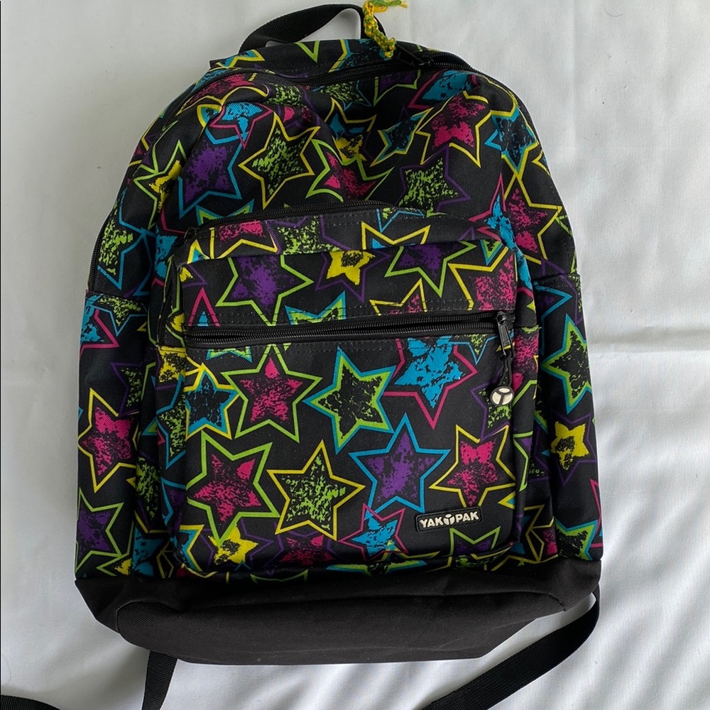Yak Pak Multicolor Star Backpack Unisex